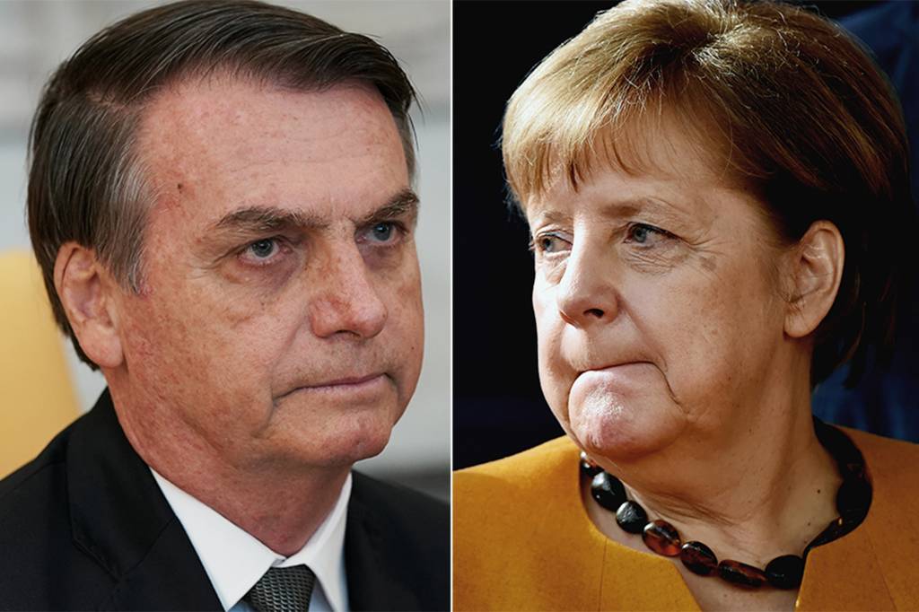 Não sou tão mau quanto dizem, diz Bolsonaro a Merkel no G20