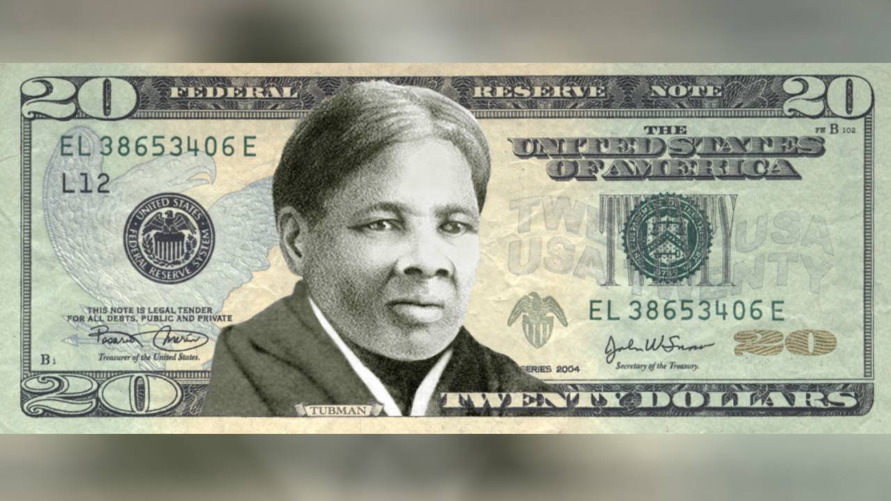 Rosto da ativista abolicionista Harriet Tubman é estampada em nota de 20 dólares