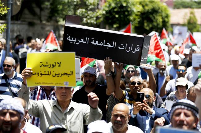 Protestos na Palestina