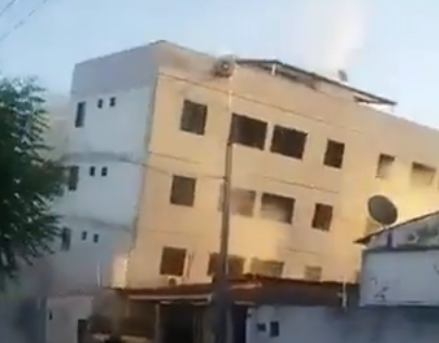 Desabamento parcial de prédio causa evacuações na Zona Sul de Fortaleza