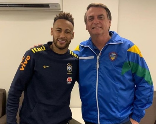 Neymar e Jair Bolsonaro