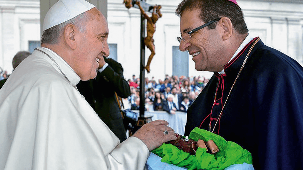 Papa Francisco e Dom Vilson Dias de Oliveira