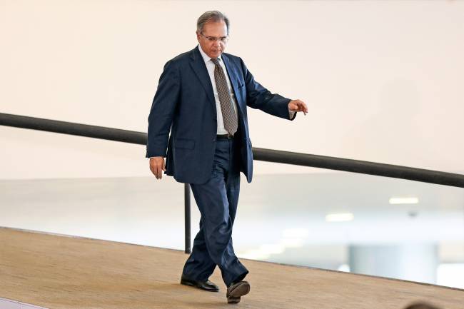 O ministro da Economia, Paulo Guedes O ministro da Economia, Paulo Guedes