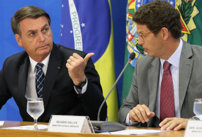 Jair Bolsonaro e Ricardo Salles