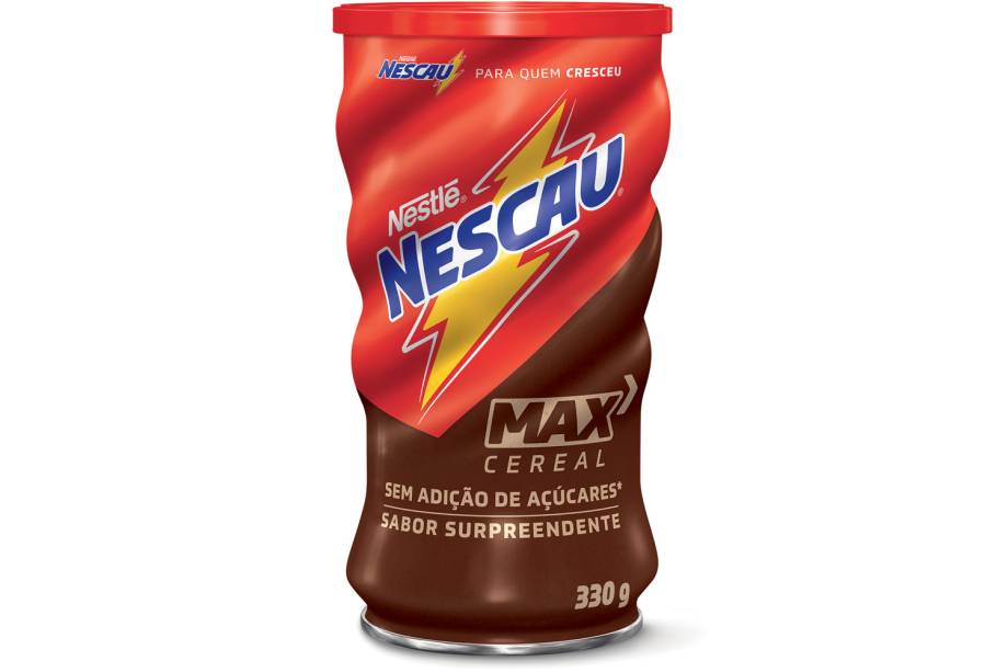 Sem açúcar nem adoçante (Nescau) - O sabor doce da nova versão do achocolatado vem apenas dos cereais utilizados na formulação