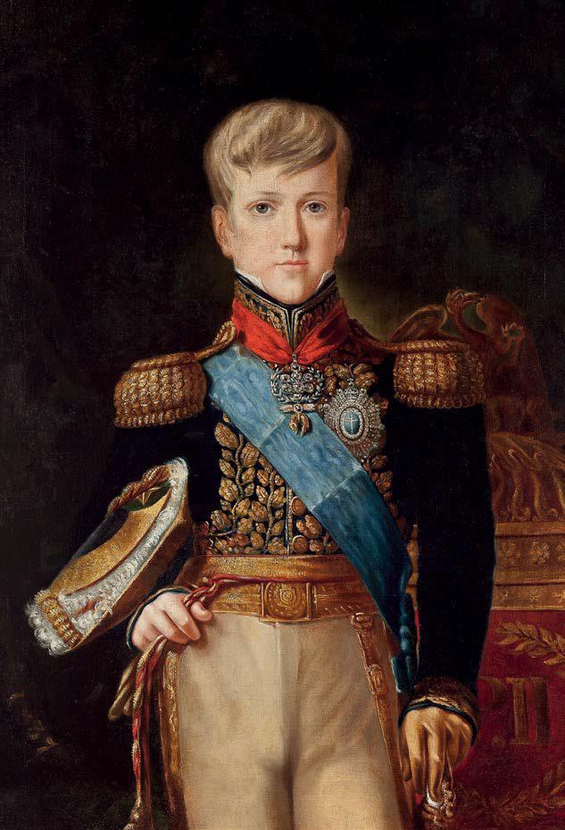 D. Pedro II D. Pedro II pouco depois de completar 10 anos de idade. Félix Émile Taunay, 1837. o.s.t.