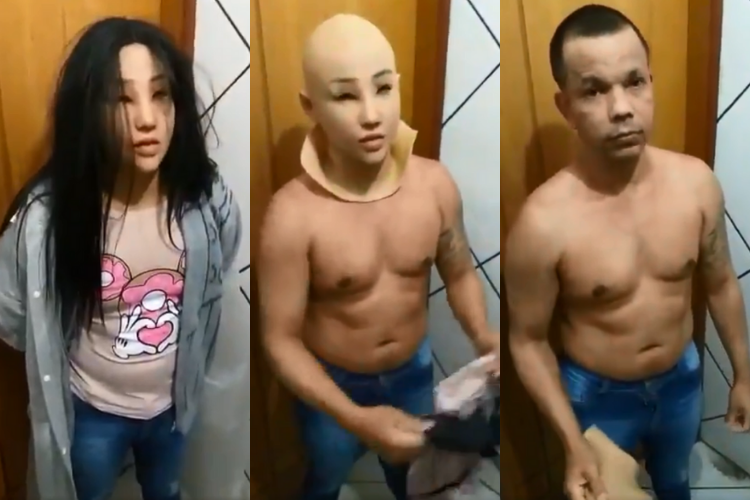 Preso tenta fugir de penitenciária usando máscara de mulher