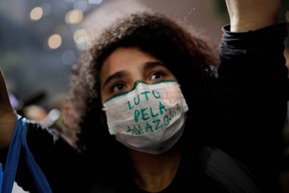 Ato na Avenida Paulista foi um dos maiores realizados no país em defesa da Amazônia - 23/8/2019