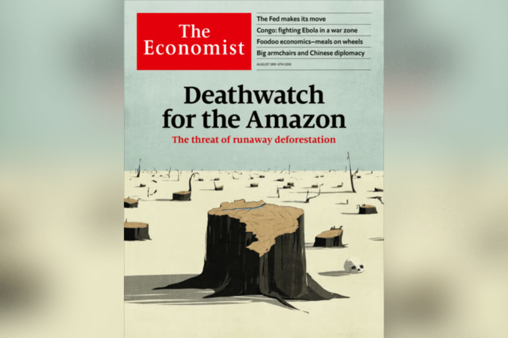‘The Economist’ aponta risco à Amazônia e pede reação mundial a Bolsonaro