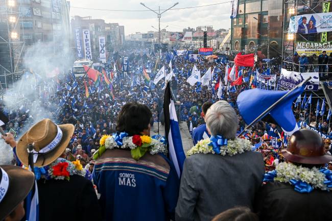 BOLIVIA-ELECTION-CAMPAIGN-MORALES