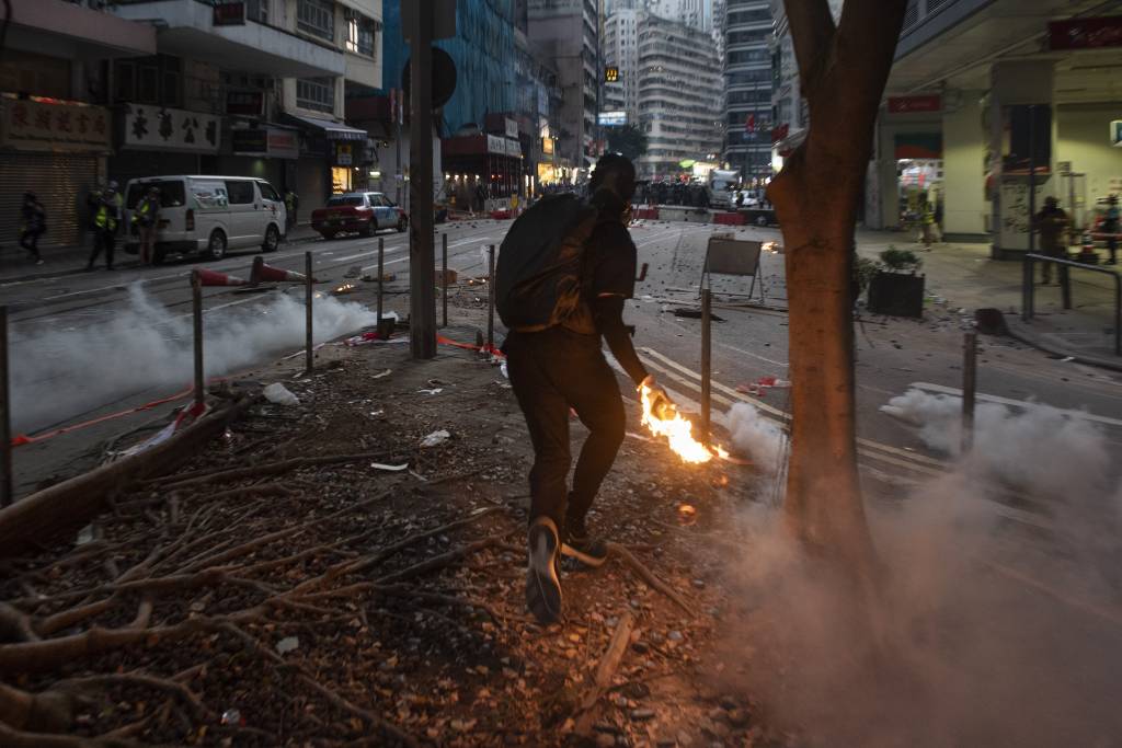 Hong Kong protests China on 70th anniversary of its founding Hong Kong protests China on 70th anniversary of its founding