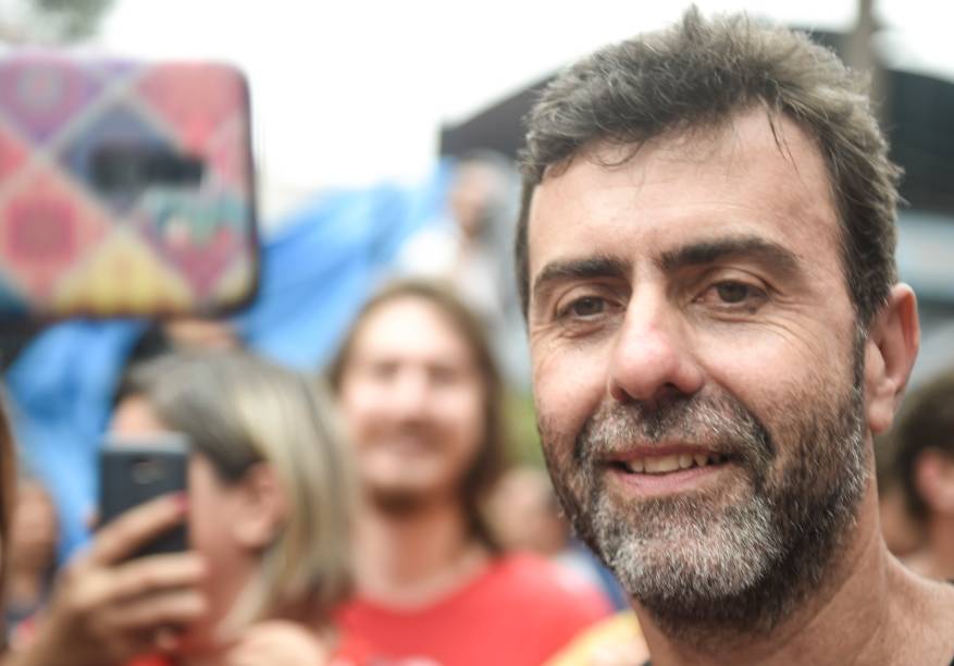 Marcelo Freixo em ato no em frente ao Sindicato dos Metalúrgicos, em São Bernardo do Campo-SP Marcelo Freixo em ato no em frente ao Sindicato dos Metalúrgicos, em São Bernardo do Campo-SP