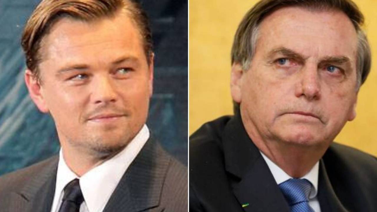 O presidente Jair Bolsonaro afirmou que o ator "colabora" com queimadas na Amazônia