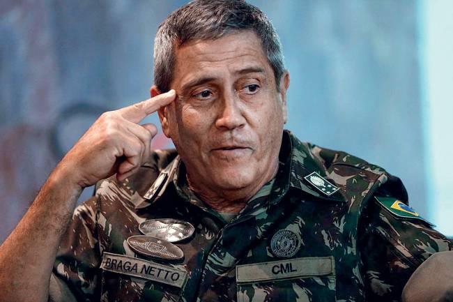 GENERAL-BRAGA-NETTO General Braga Netto, ministro da Defesa.