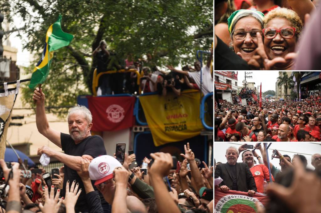 FOTOS: Ato pró-Lula reúne milhares em São Bernardo do Campo