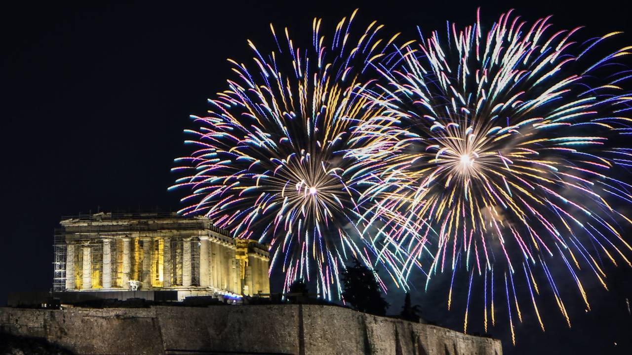 Grécia: virada 2020 em Atenas