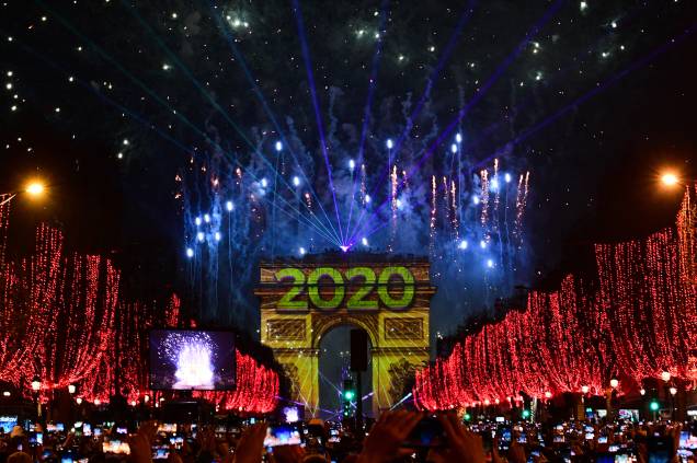 França: virada 2020 em Paris França: virada 2020 em Paris
