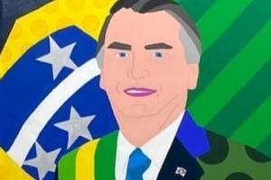 Jair Bolsonaro, por Romero Britto Jair Bolsonaro, por Romero Britto