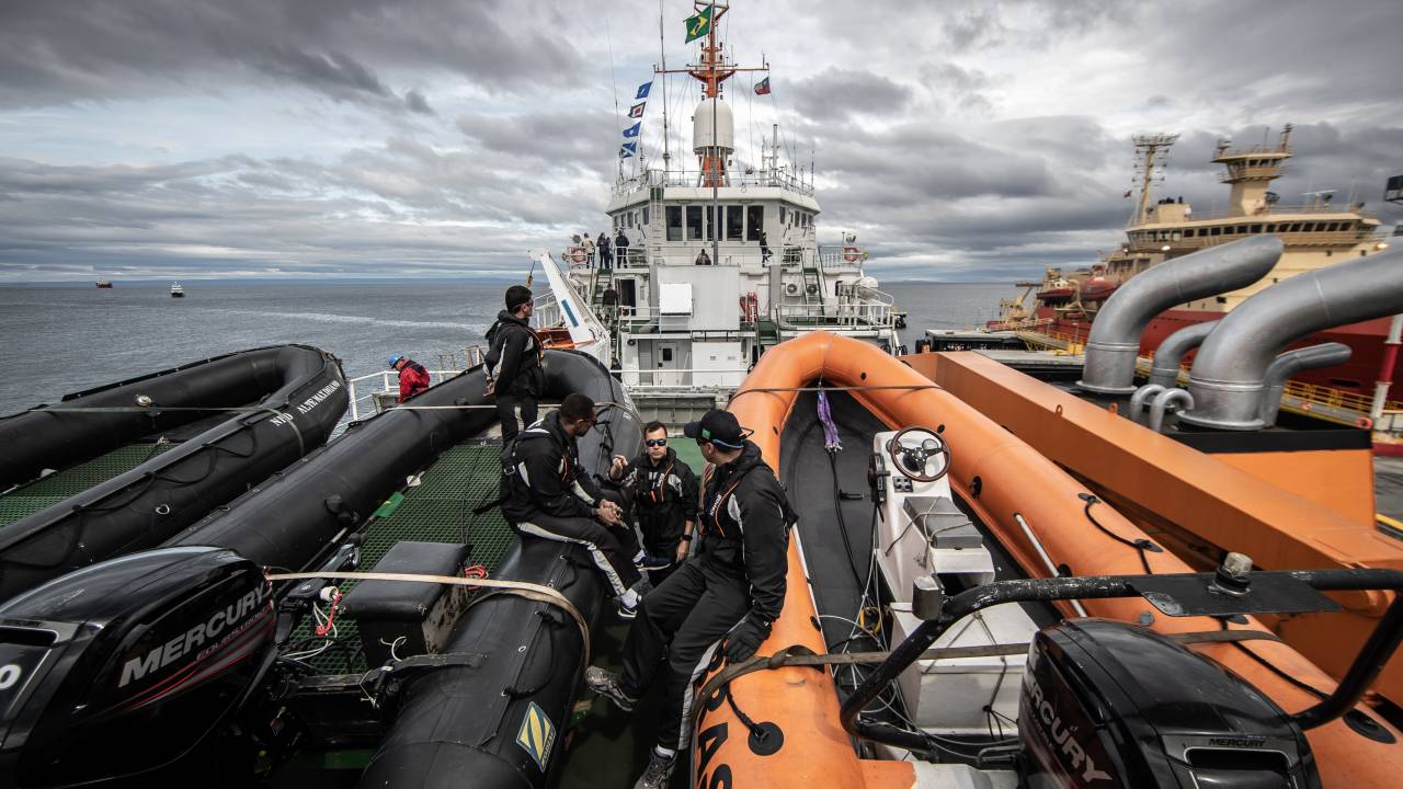 Saída para a Antártica