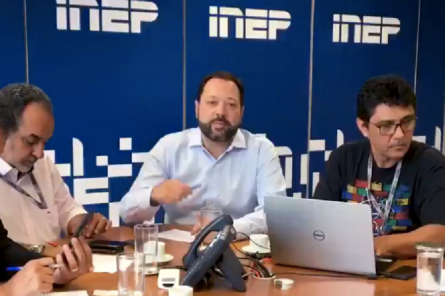 Presidente do Inep, Alexandre Lopes: realização do Enem está garantida em todo o país, com exceção do Estado do Amazonas