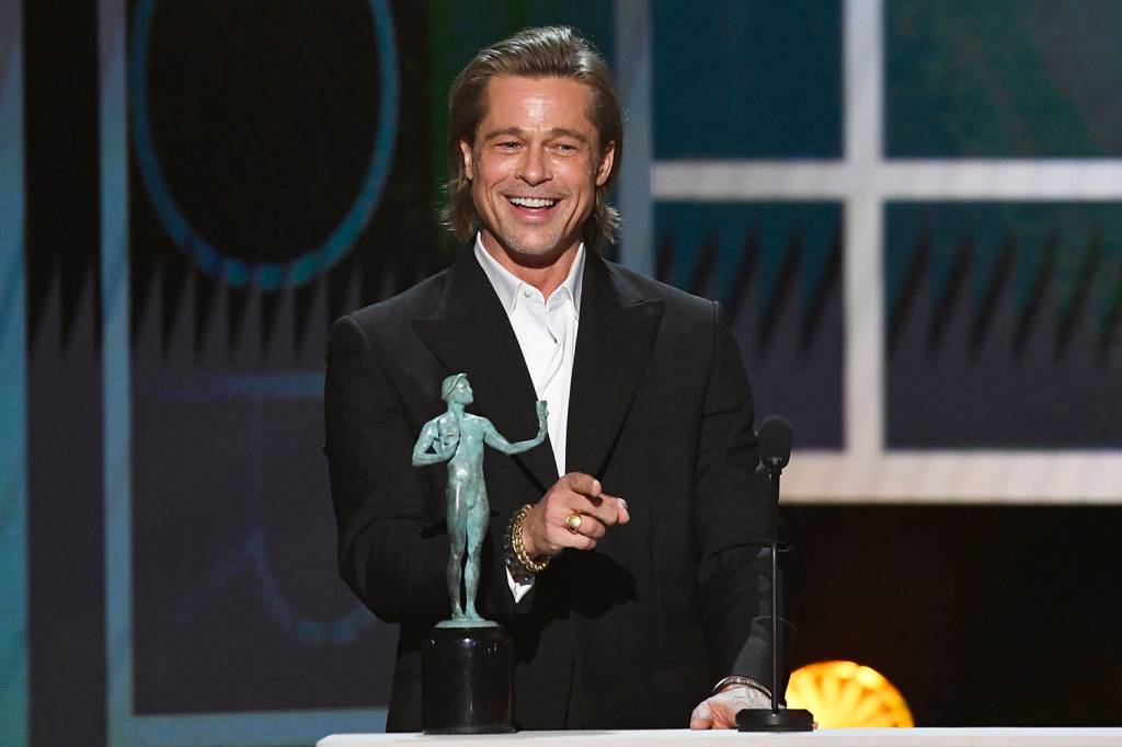 26th Annual Screen Actors Guild Awards – Inside Brad Pitt vence o SAG Awards por Era uma Vez em... Hollywood