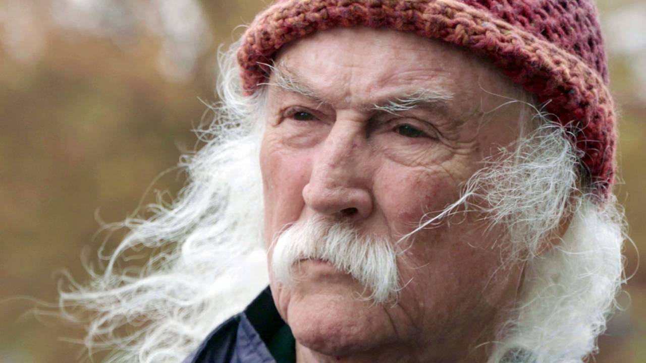 O cantor e compositor David Crosby