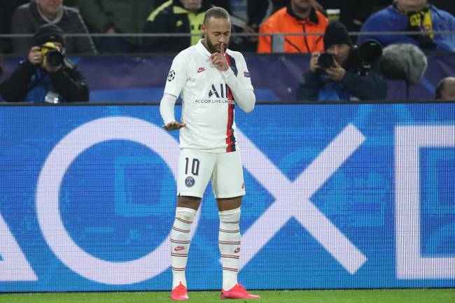 Neymar PSG Paris Saint-Germain Liga dos Campeões Neymar PSG Paris Saint-Germain Liga dos Campeões