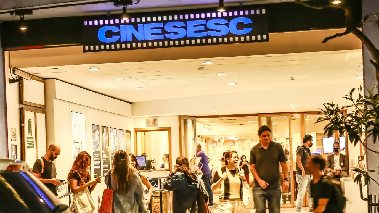 Cinema de rua do Sesc