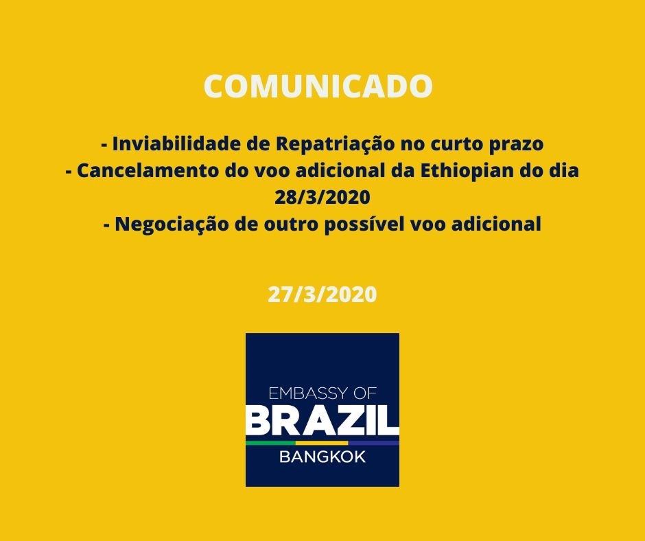 Comunicado Embaixada Comunicado Embaixada