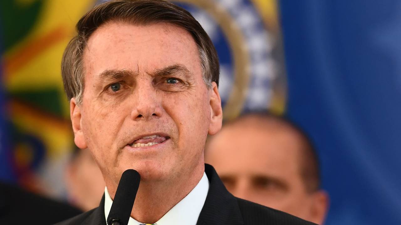 Presidente Jair Bolsonaro teve mensagem limitada em rede social