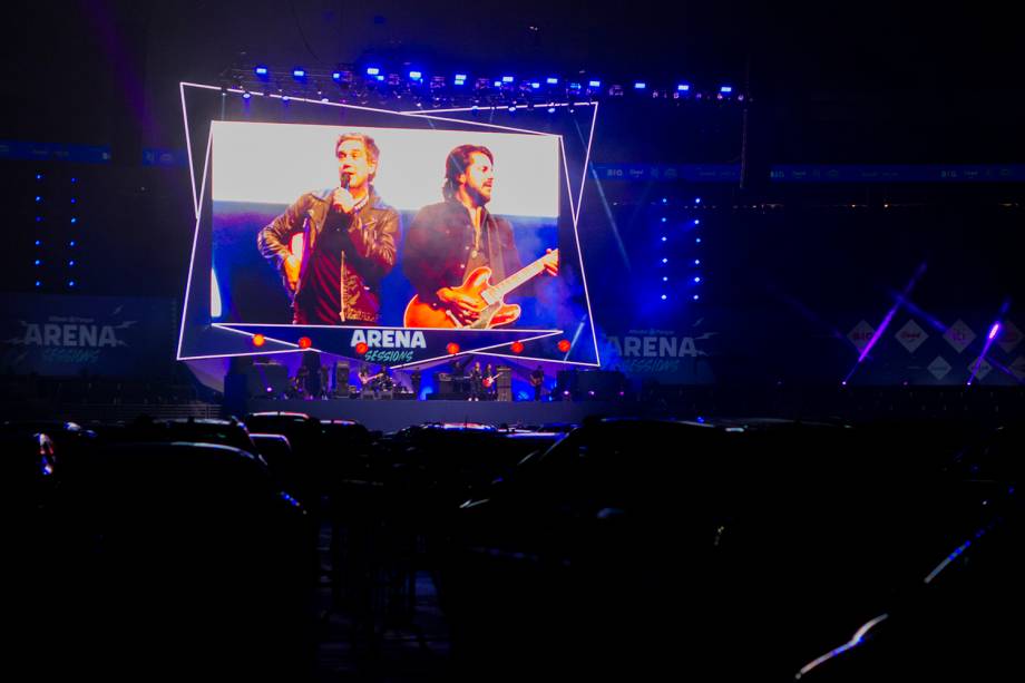 Show da banda Jota Quest em estilo "drive-in" realizado no Estádio Allianz Parque, em São Paulo