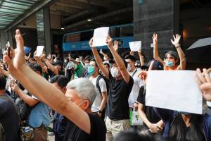 Hong Kong Lei de Segurança Nacional China Protesto Hong Kong Lei de Segurança Nacional China Protesto