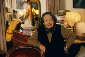 A escritora francesa Marguerite Duras