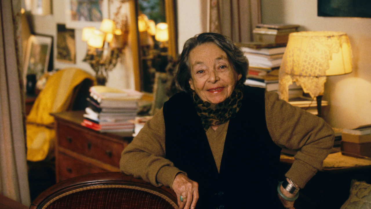 A escritora francesa Marguerite Duras