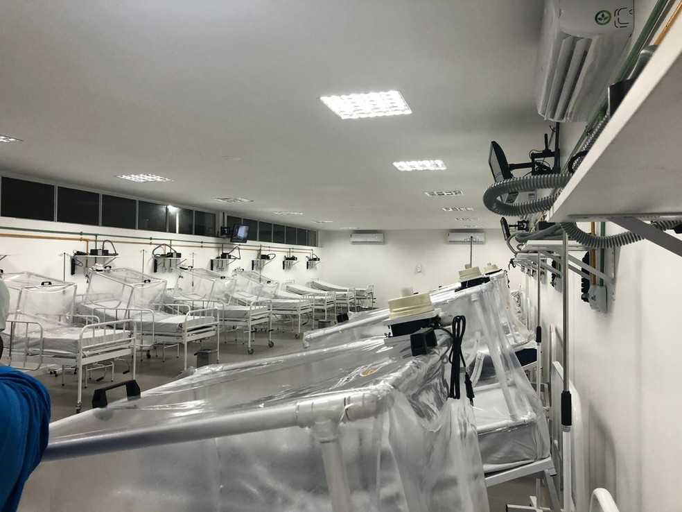 Hospital de Manaus Hospital de campanha desativado na zona norte de Manaus após 71 dias de operação