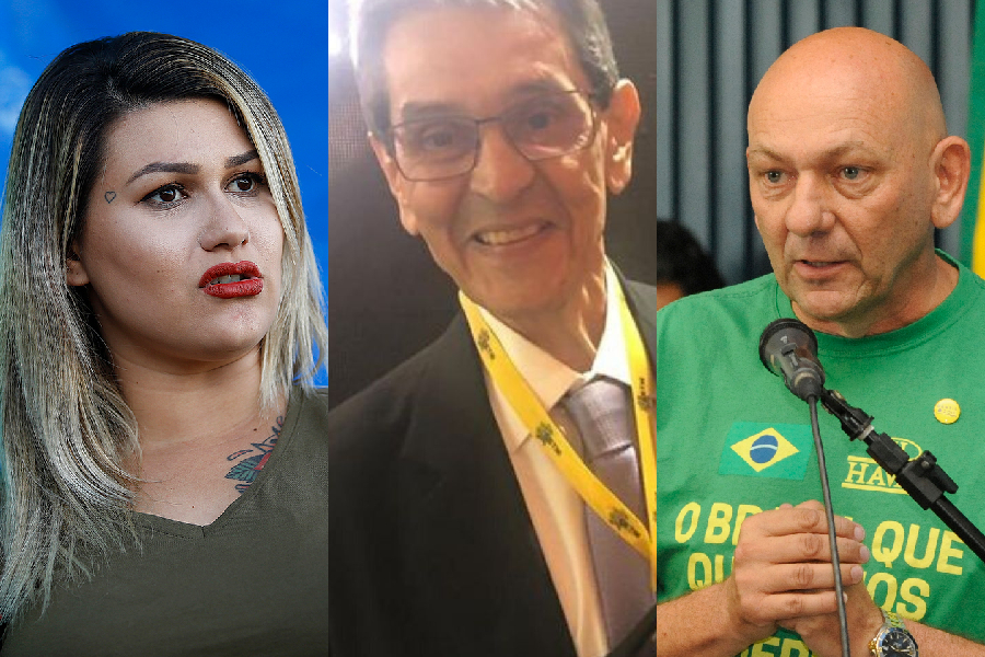 Sara Winter, Roberto Jefferson e Luciano Hang: contas retidas
