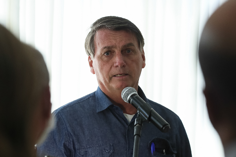 O presidente Jair Bolsonaro
