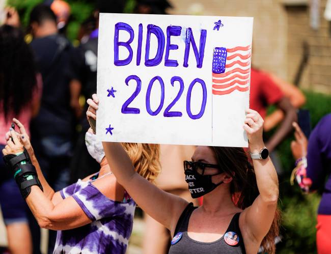 Kenosha, Wisconsin, USA Biden visit