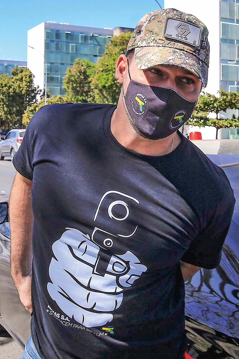 Campanha pró-armamentista Manifestação Campanha pró-armamentista Manifestação