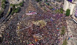 CHILE-CRISIS-PROTEST-ANNIVERSARY CHILE-CRISIS-PROTEST-ANNIVERSARY
