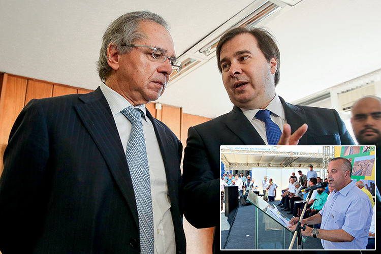 Coletiva de Rodrigo Maia e Paulo Guedes Coletiva de Rodrigo Maia e Paulo Guedes