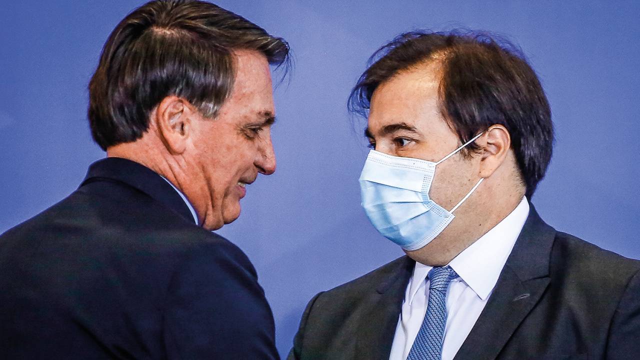 Bolsonaro e Maia