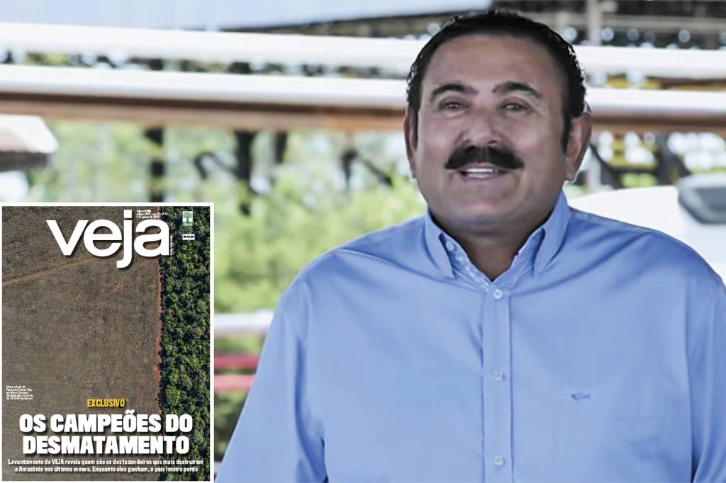EDIO-NOGUEIRA-3.png IMPUNIDADE - Nogueira, multado em 50 milhões: em julho, VEJA revelou o caso do fazendeiro que desmatou mais de 23 000 hectares. Até agora, ele nada pagou -