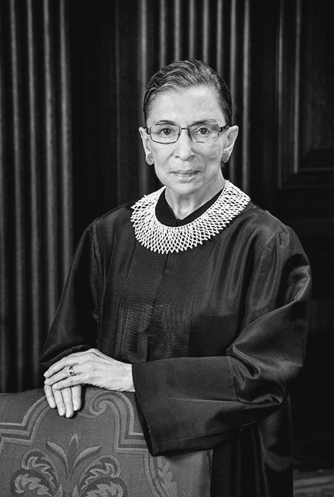 Supreme Court and justices Ruth Bader Ginsburg