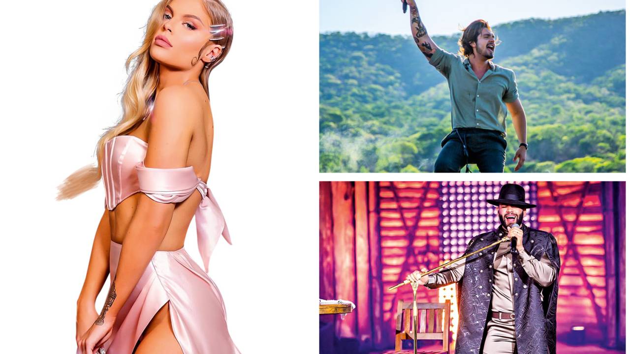 Luisa Sonza, Luan Santana e Gusttavo Lima