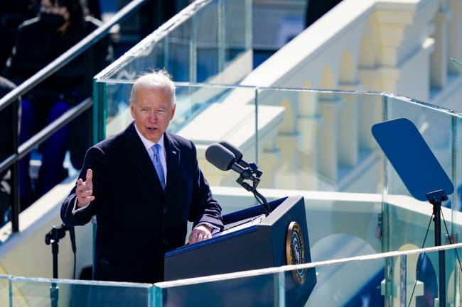 Joe Biden toma posse como 46º presidente dos Estados Unidos