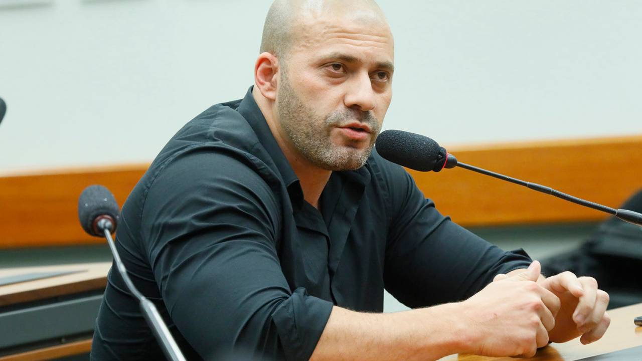 Na imagem o deputado federal Daniel Silveira - Ministros avaliam que Daniel Silveira será condenado no STF neste ano