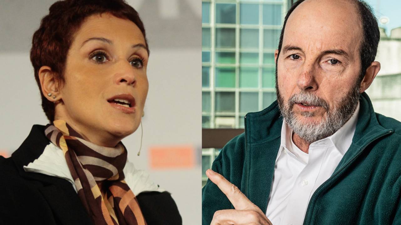 Monica de Bolle e Armínio Fraga