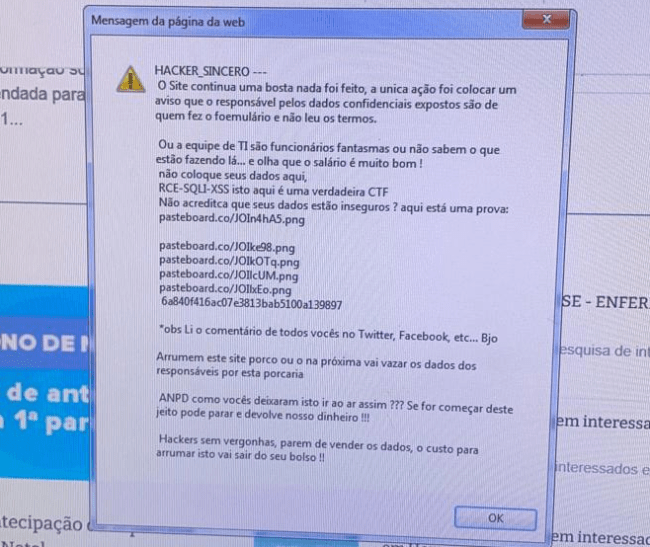 Hacker Datasus