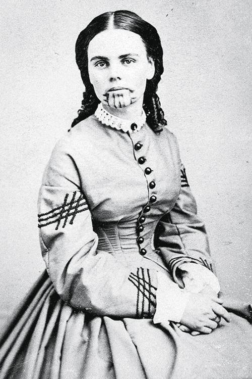 Olive Oatman 1 .jpg ESTIGMA - Olive Oatman, tatuada pelos Mohave: história distorcida -